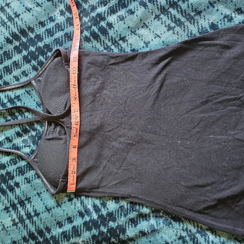 Lululemon black bra protection tank top‎ size XS-S